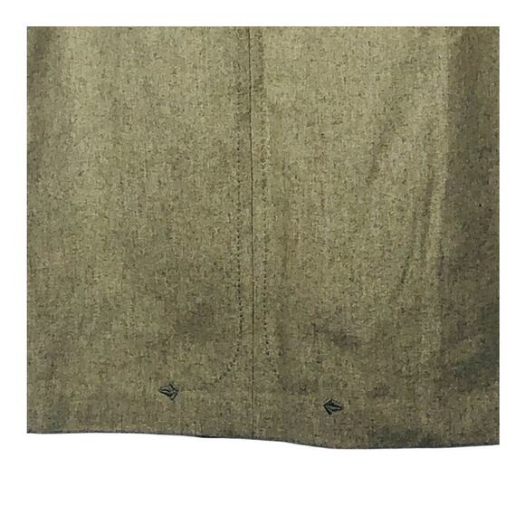 RRL Ralph Lauren Vintage Wool Green Embroidered Knee-Length Skirt 10 - Picture 9 of 16